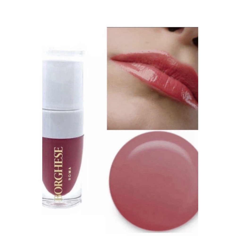 Borghese Roma Shine infusion Lip Gloss DEVOTION set 3‎ x .08oz 2.25ml